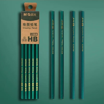 Morning Light AWP35715 fa hexagonális 2B ceruza íráshoz és rajzoláshoz, GB Nemzeti Szabvány