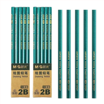 Morning Light AWP35715 fa hexagonális 2B ceruza íráshoz és rajzoláshoz, GB Nemzeti Szabvány