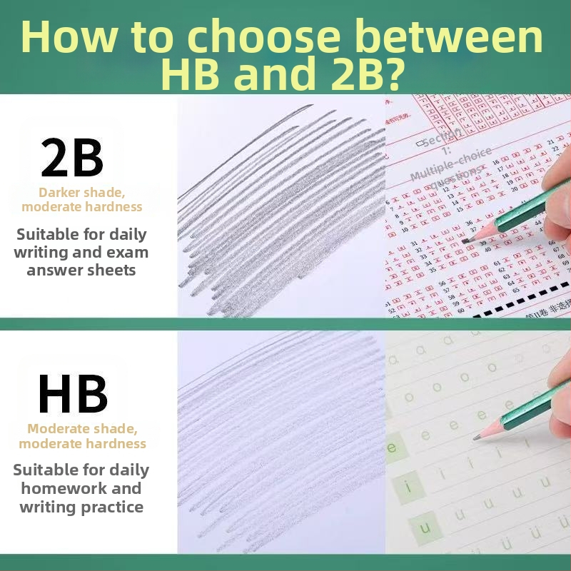 Morning Light AWP35715 fa hexagonális 2B ceruza íráshoz és rajzoláshoz, GB Nemzeti Szabvány