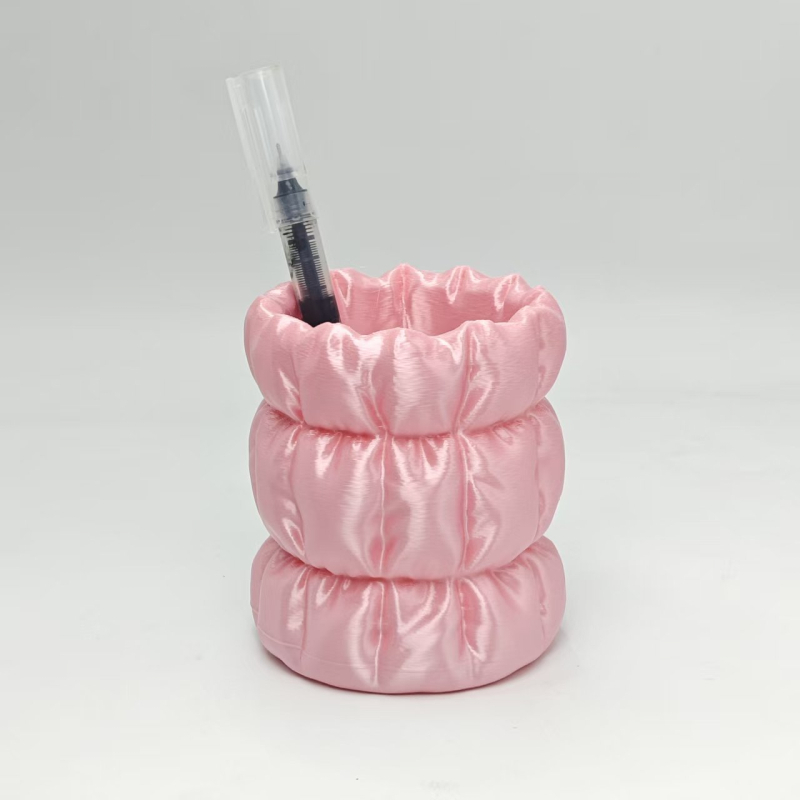 Marshmallow tolltartó az asztalra, PLA anyag, kör alakú, testreszabható, ajándékhoz ideális