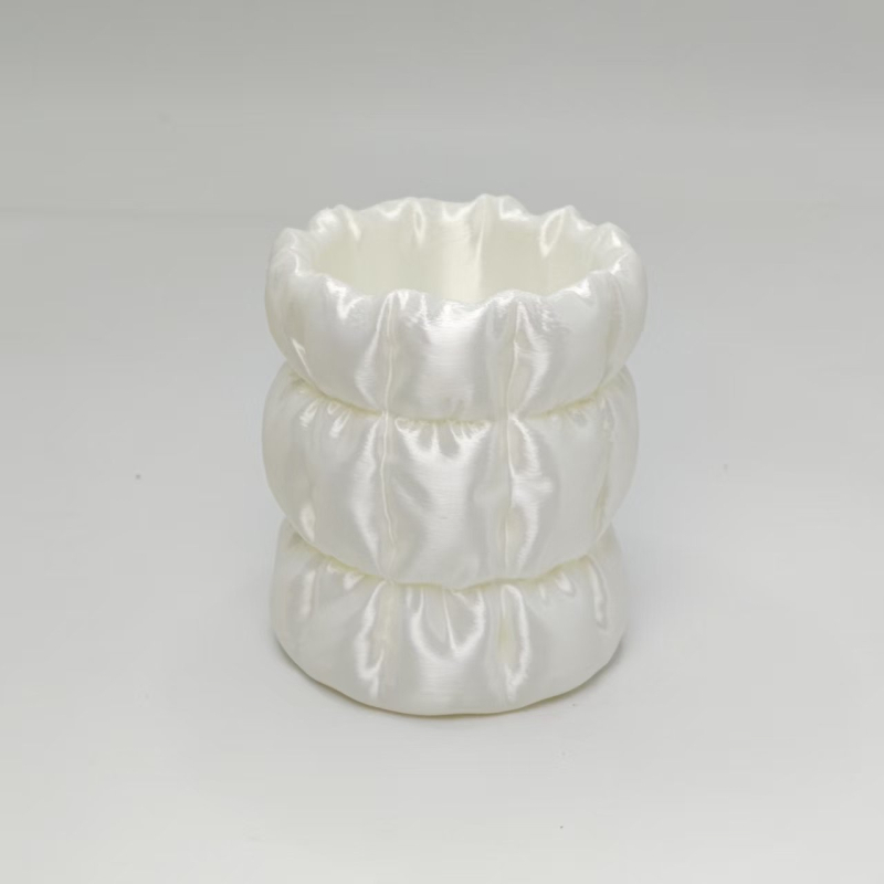 Marshmallow tolltartó az asztalra, PLA anyag, kör alakú, testreszabható, ajándékhoz ideális