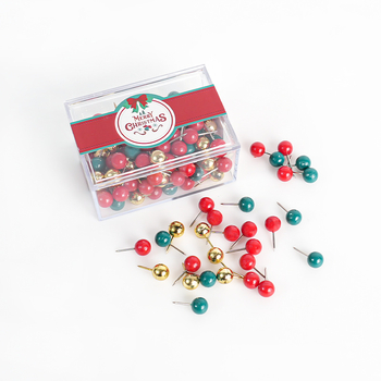 Karácsonyi irodai kellékkészlet: fém–műanyag konstrukció, nettó tömeg 100 g, egyedileg csomagolva nagy négyzetes dobozban, Beauty is learning