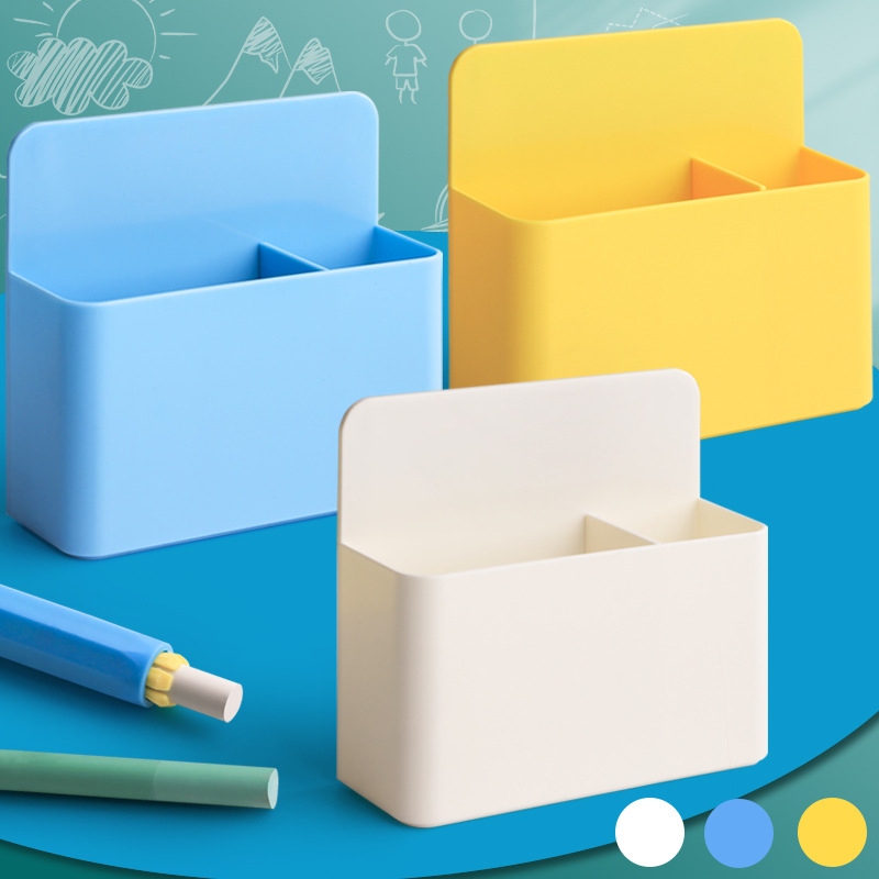 Магнитен държач за писалки, пластмасов, квадратен, без лого