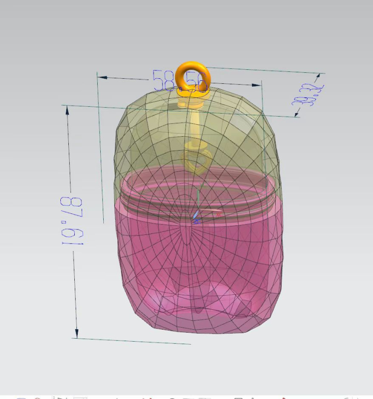Gulisi arcfagyasztó roller szilikon jégformával a bőr feszesítéséhez és az V-formájú arcont kontúrozásához (Nettó tartalom: 80)