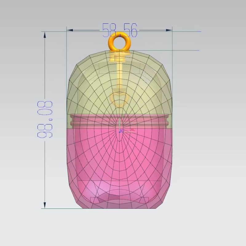 Gulisi arcfagyasztó roller szilikon jégformával a bőr feszesítéséhez és az V-formájú arcont kontúrozásához (Nettó tartalom: 80)