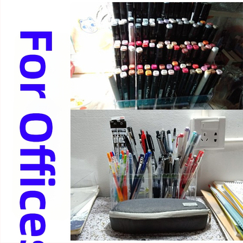 Držiak na pero z organického skla, model 02, konfigurácie 4 priehradky / 8 priehradok / 12 priehradok