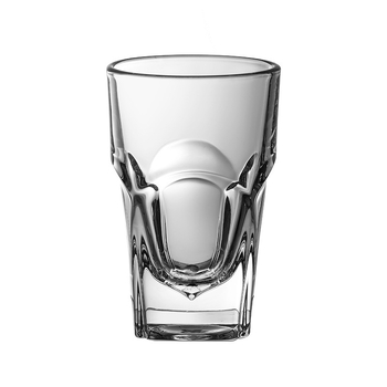 Pivska čaša s osmerokutnim dizajnom, staklo, kapacitet 201–300 ml, pakiranje u setu, tisklogotipa dostupno