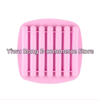 Silikónová forma na pečenie, sada 7 kusov – dlhé pásy, nepravidelný tvar, cylindrická forma na puding a čokoládu