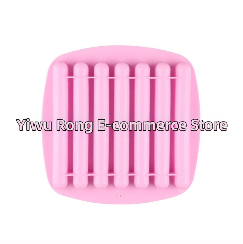 Silikónová forma na pečenie, sada 7 kusov – dlhé pásy, nepravidelný tvar, cylindrická forma na puding a čokoládu