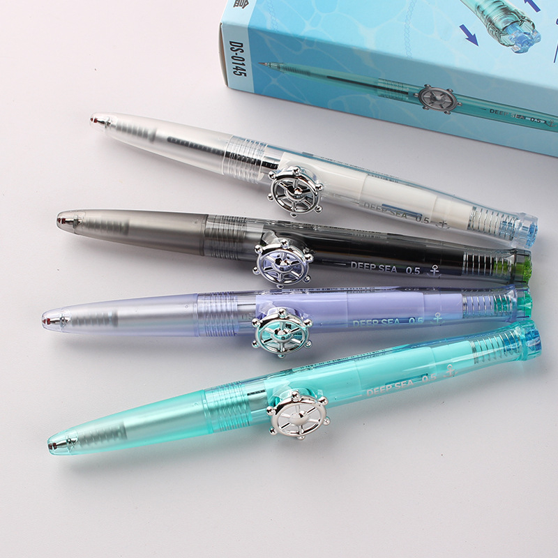 Dian Shi golyós roller toll Bullet tip, kettős forgó mechanizmus, gyorsan száradó tinta, műanyag burkolat, fém hegy