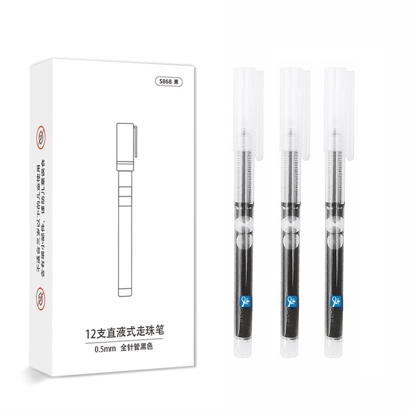 Gél tollal nagy kapacitású toll vizsgákhoz és naplókhoz; Nanzhen Classic, műanyag ház, nem törölhető tinta, hegy anyaga: egyéb anyagok