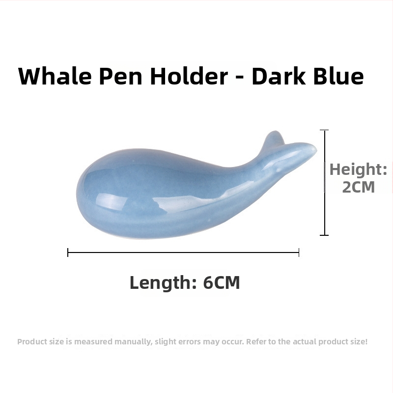 Keramický stojan na štetce s motívmi zvierat pre kaligrafiu, model KTBG-07