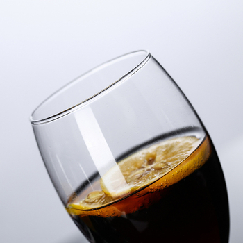 Čaša za crveno vino, staklo, kapacitet 301–400 ml, jednostavan stil, mogućnost prilagodbe logom