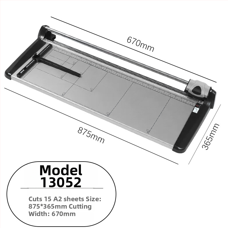 Deyou A4 metalni gilotinski rezac papira, modeli 13050/13051/13052/13040/13320, nije uvezen.
