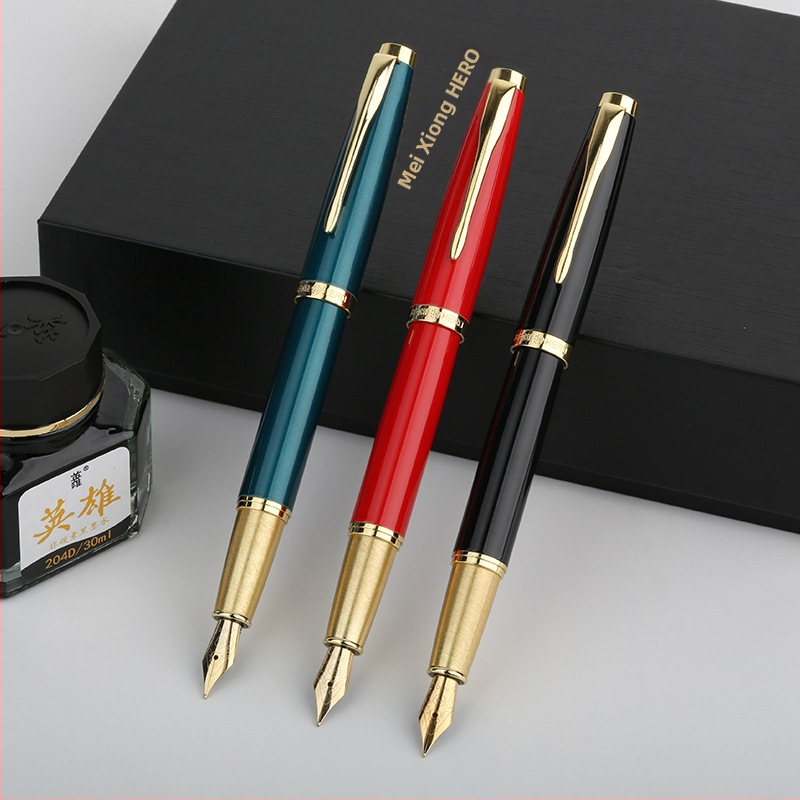 E101 íridium tollheggyel, fém tokkal – forgó tintaellátó rendszer, ajándék dobozos készlet, egy darab modell