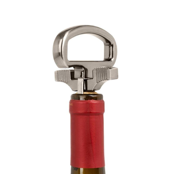 Ανοικτήρας κρασιού - φορητός με ατσάλινη βελόνα για φελλούς, βιντάζ στυλ, μονή συσκευασία