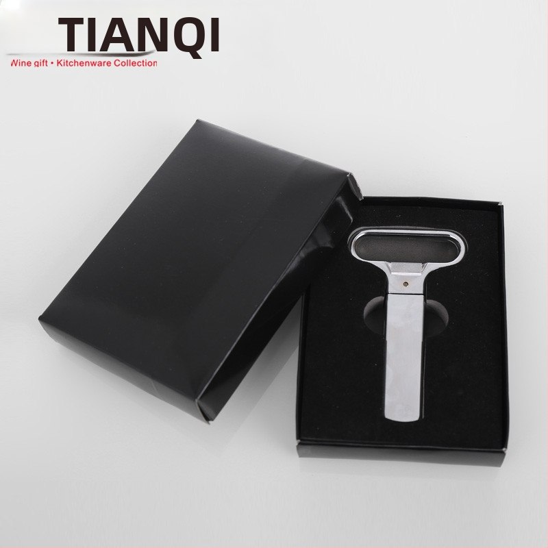 Prenosný otvárač na víno s oceľovou ihlou pre korky – vintage štýl, balenie po jednom kuse