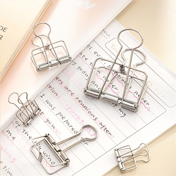 Skeleton Klip a mappa – rozsdamentes acél, üreges kivágású swallowtail dizájn, 304 élelmiszer-minőség