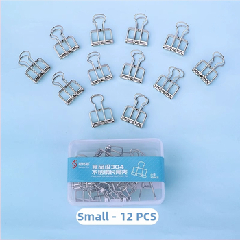 Skeleton Klip a mappa – rozsdamentes acél, üreges kivágású swallowtail dizájn, 304 élelmiszer-minőség