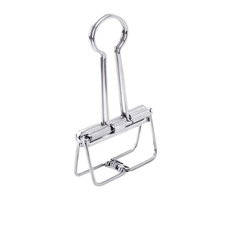 Skeleton Klip a mappa – rozsdamentes acél, üreges kivágású swallowtail dizájn, 304 élelmiszer-minőség