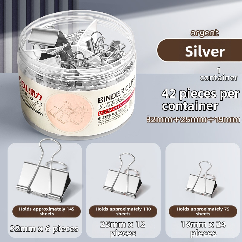 Dingli rozsdamentes acél irodai klipsz