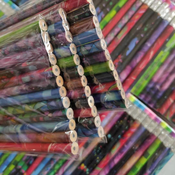 Grebalj olovka s slatkom karikaturom glavom, drveno kućište, model LX-33, 10 kom. u kutiji, marka Big mouth