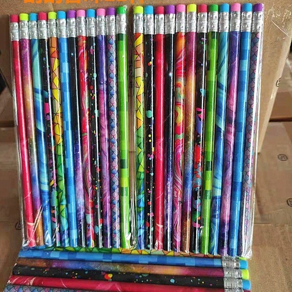 Grebalj olovka s slatkom karikaturom glavom, drveno kućište, model LX-33, 10 kom. u kutiji, marka Big mouth