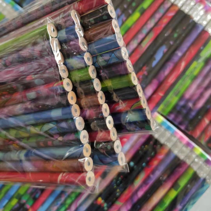 Grebalj olovka s slatkom karikaturom glavom, drveno kućište, model LX-33, 10 kom. u kutiji, marka Big mouth