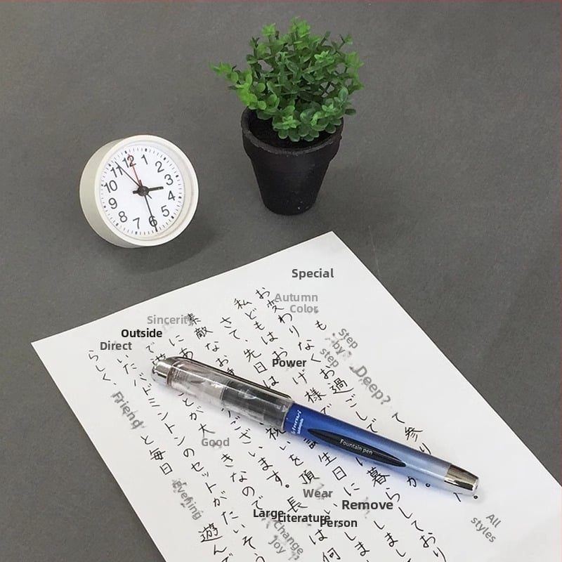 Nakabayashi egyszer használatos toll kezdőknek: mindennapi írás és kalligráfia gyakorlás, modell LMP-01D-1P