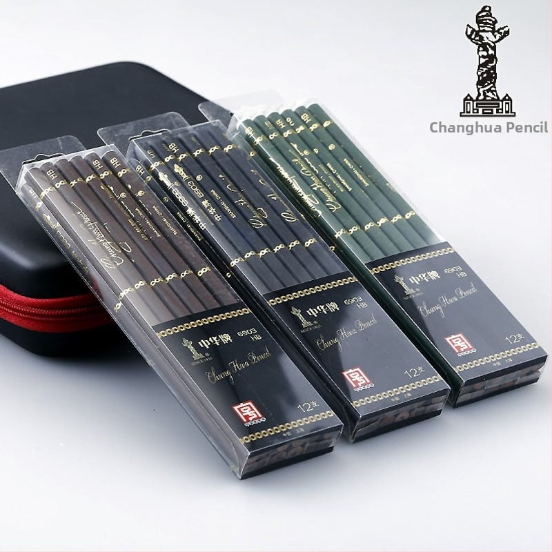 Drvena olovka model 6903, 12 kom./kutija, za pisanje, crtani stil