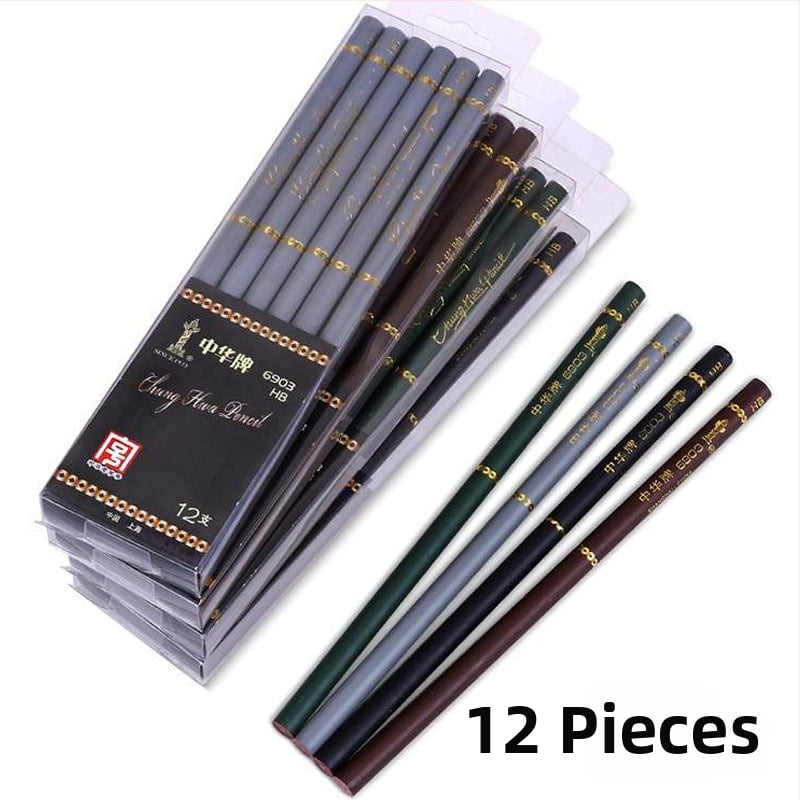 Drvena olovka model 6903, 12 kom./kutija, za pisanje, crtani stil