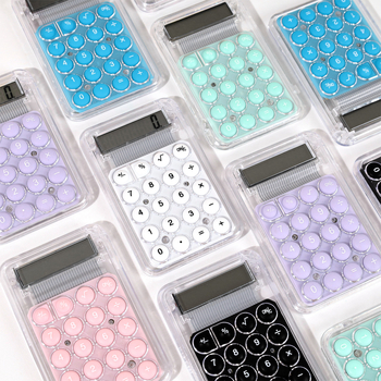 Calculator de buzunar aritmetik, afișaj de 8 cifre, carcasă din plastic, model Jx0099, baterie cu buton