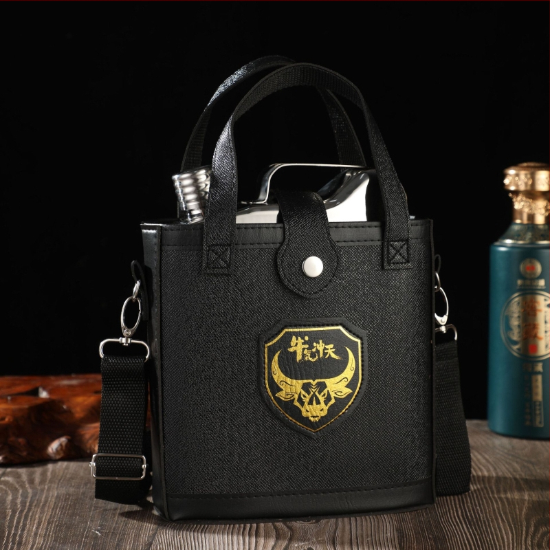 Prenosná fľaša z nehrdzavejúcej ocele 316, retro štýl, kapacita 3/5/7 jin, možnosť tlače loga