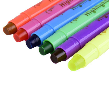 Marker za isticanje HY-200, plastično kućište, ploski vrh, neizbrisiv, moguć tiskanje logotipa