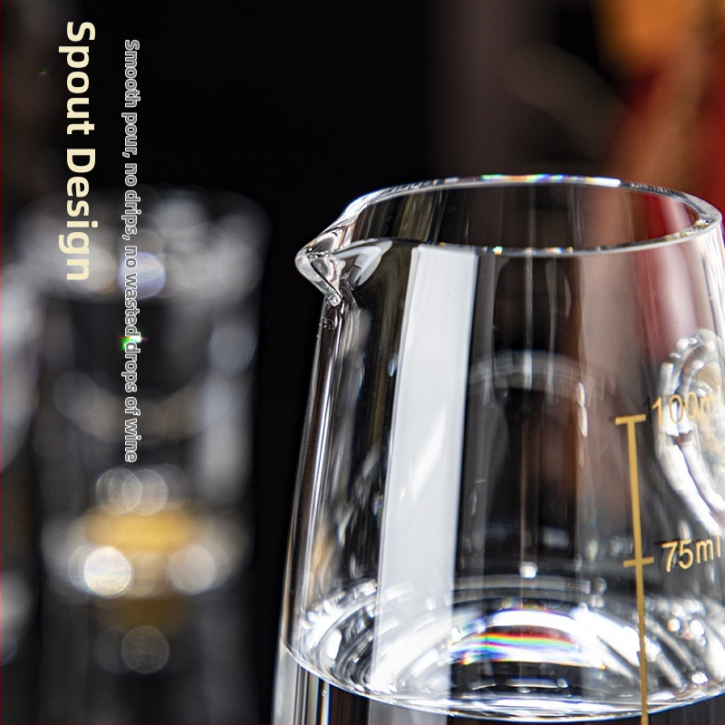 Hausvan kristály spirit pohár készlet adagolóval, könnyed luxus ajándékdobozzal, 10+ darab