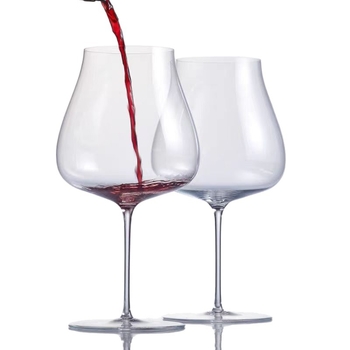 Kristály boros pohár – Modern minimalista stílus, Testreszabható feldolgozás, Első osztályú minőség, Egyedi csomagolás