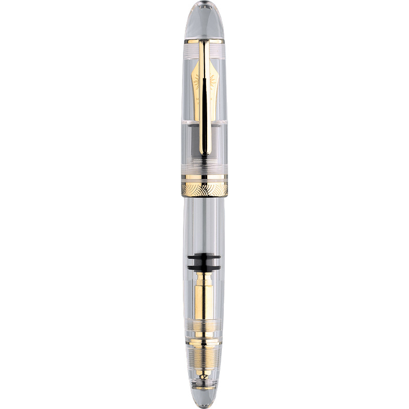 Moonman P140 Prozirno demonstracijsko pero – klipno punjenje, Iridij vrh, tijelo od smole