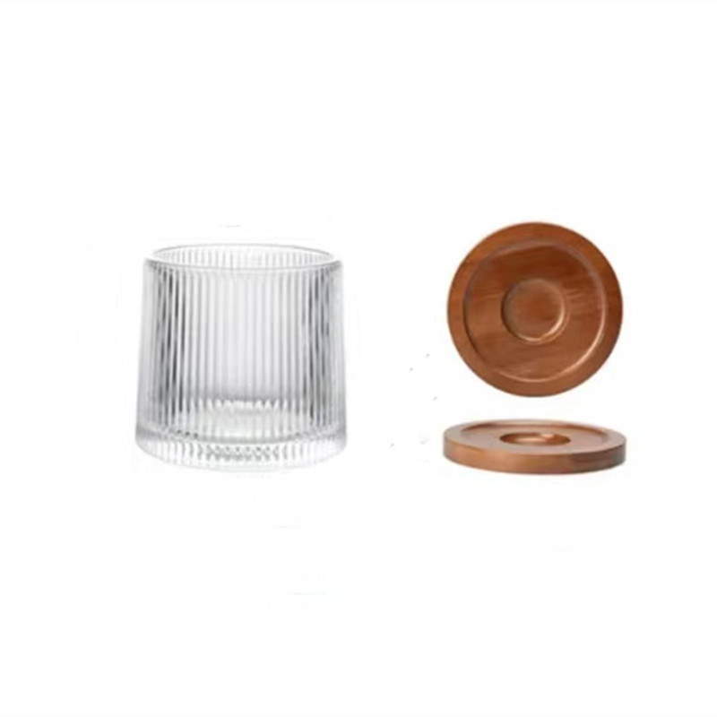 Whiskey pohár, üvegből, minimalista és kreatív stílus, 301–400 ml kapacitás, nyomtatott logó, karton doboz csomagolás