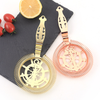 Φίλτρο κοκτέιλ από ανοξείδωτο ατσάλι 304, 87 γρ., μονή συσκευασία, OPP σακούλα