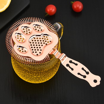 Σέικερ για κοκτέιλ από ανοξείδωτο ατσάλι 304 με διαχωριστή πάγου και φίλτρο κρασιού, Bear Paw Ice Filter, 94 g