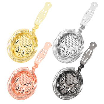 Σέικερ για κοκτέιλ από ανοξείδωτο ατσάλι 304 με διαχωριστή πάγου και φίλτρο κρασιού, Bear Paw Ice Filter, 94 g