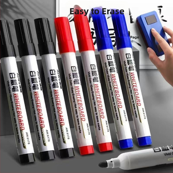 Marker na tabulu – Easy Write and Erase, Vymazateľný a umývateľný, S veľkou kapacitou