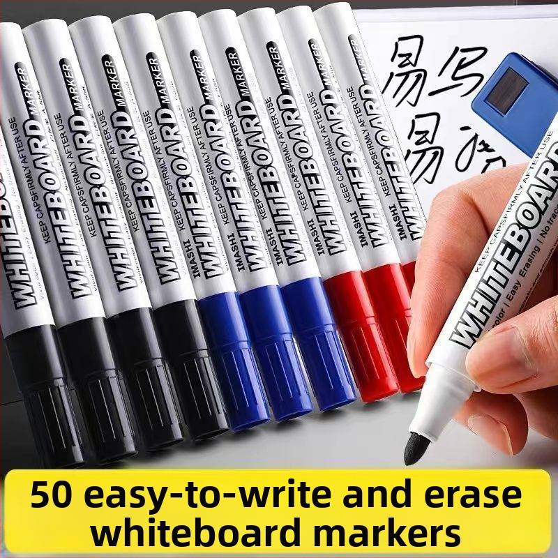 Marker na tabulu – Easy Write and Erase, Vymazateľný a umývateľný, S veľkou kapacitou