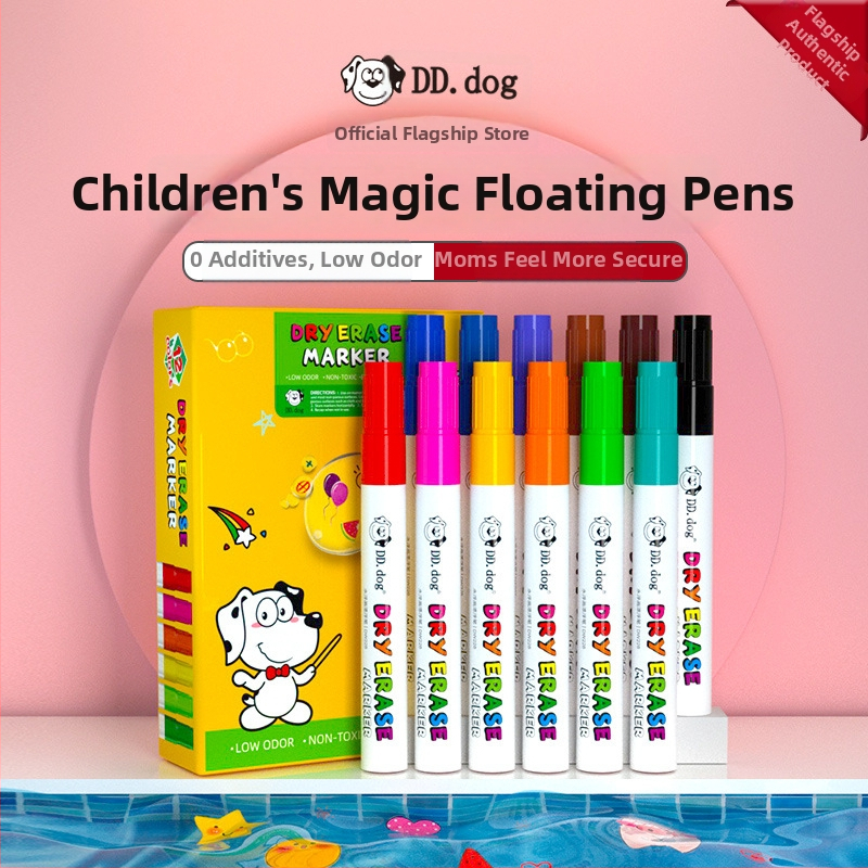 Detský marker na bielu dosku DW228, plastové puzdro, šírka čiary 1–2 mm, mazateľné