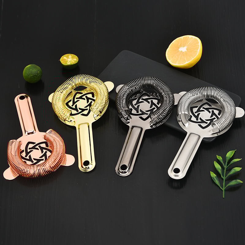 Li Fei rozsdamentes acél koktél-jégszűrő, 304-es rozsdamentes acél, modern minimalist design, 2020 téli forgalomba hozatal, 90 g