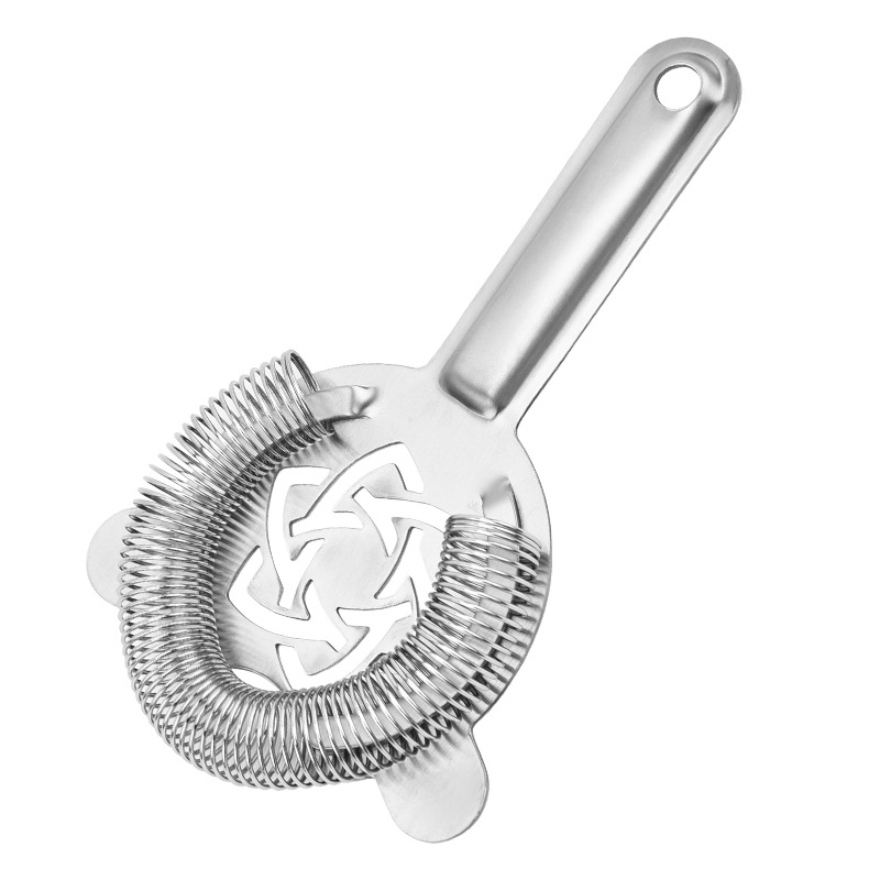 Li Fei rozsdamentes acél koktél-jégszűrő, 304-es rozsdamentes acél, modern minimalist design, 2020 téli forgalomba hozatal, 90 g