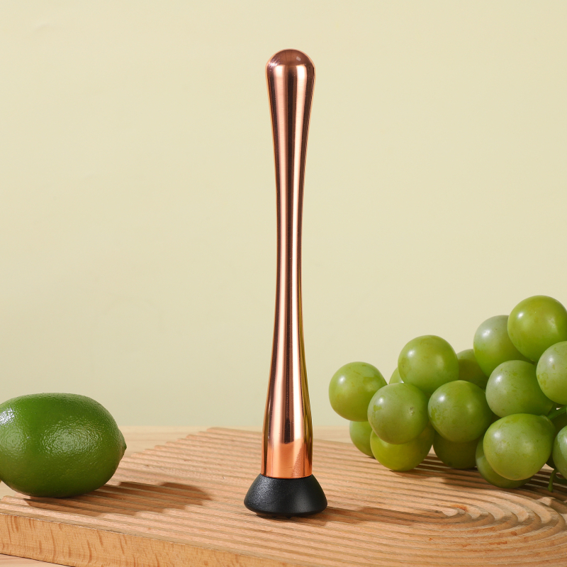 Rozsdamentes acélból készült koktél eszköz: citromlé prés és muddler, modern minimál stílus, 115 g, prémium minőség