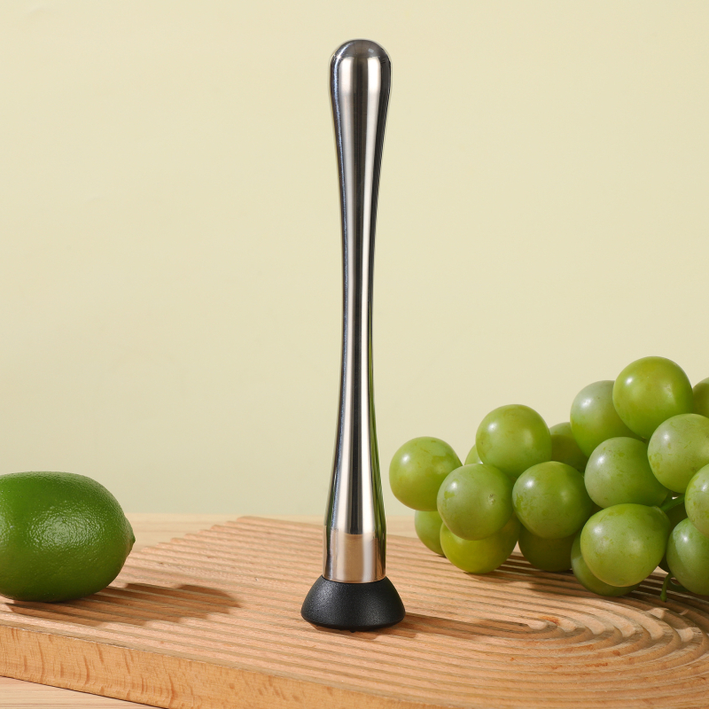 Rozsdamentes acélból készült koktél eszköz: citromlé prés és muddler, modern minimál stílus, 115 g, prémium minőség