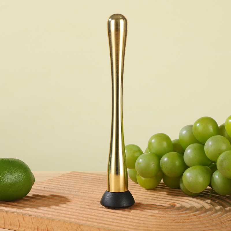 Rozsdamentes acélból készült koktél eszköz: citromlé prés és muddler, modern minimál stílus, 115 g, prémium minőség