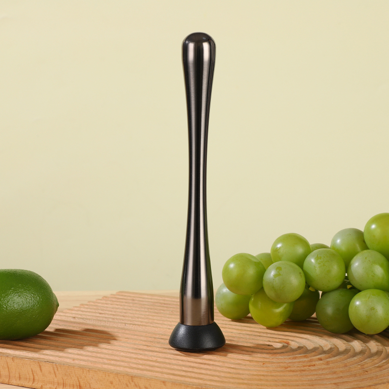 Rozsdamentes acélból készült koktél eszköz: citromlé prés és muddler, modern minimál stílus, 115 g, prémium minőség